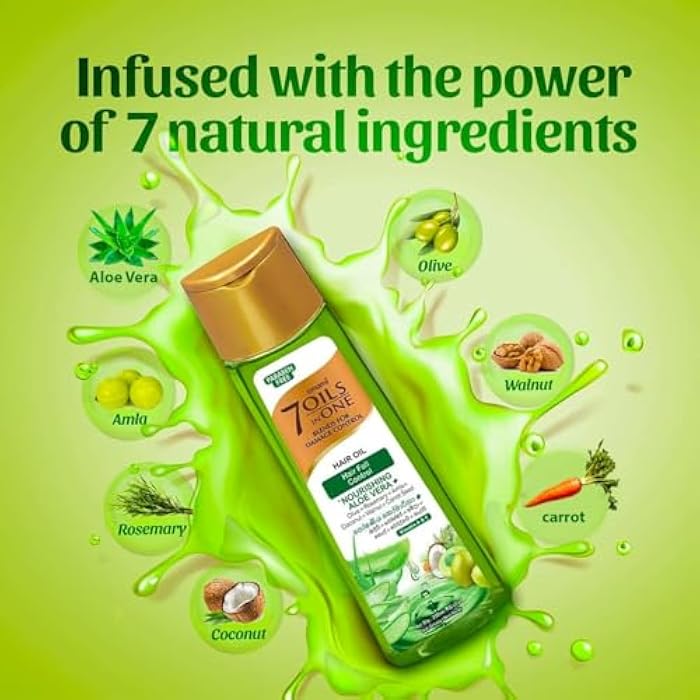 Emami 7 Oils in One Nourishing Aloe Vera Oil 200ml - Image 2